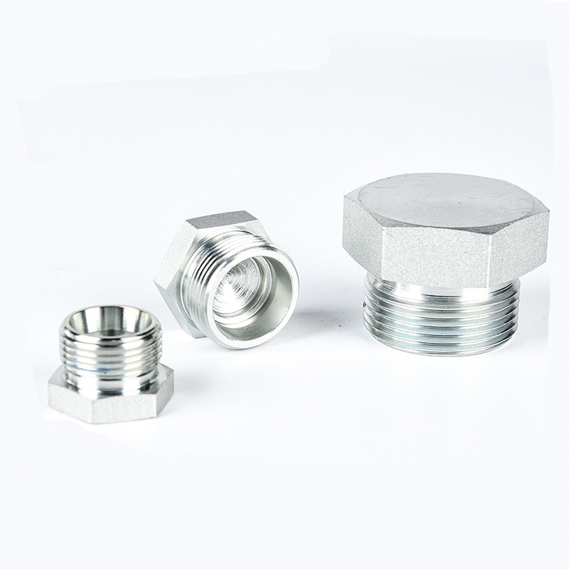 BSP mannelijke captive seal plug hydraulische pijpfitting
