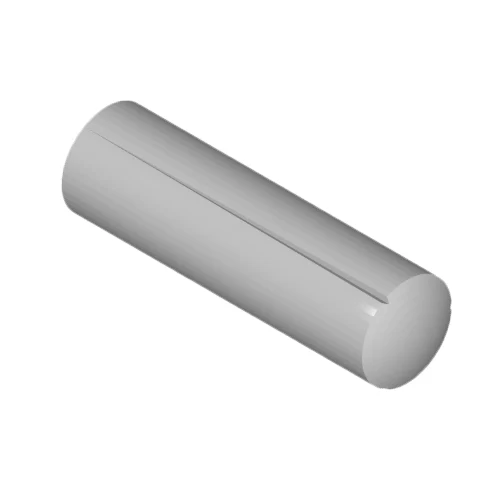 Groovd pins-full-lengte taper gegroef