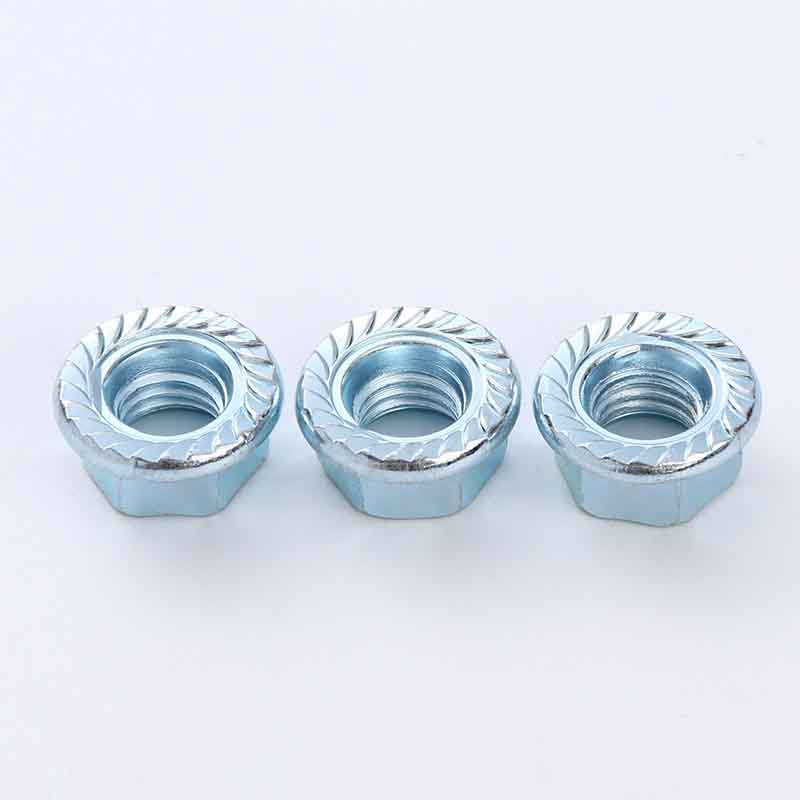 Zeskantmoeren met hoge sterkte en flenzen