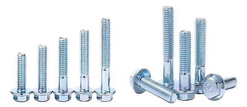 carbon steel zinc plated flange bolt