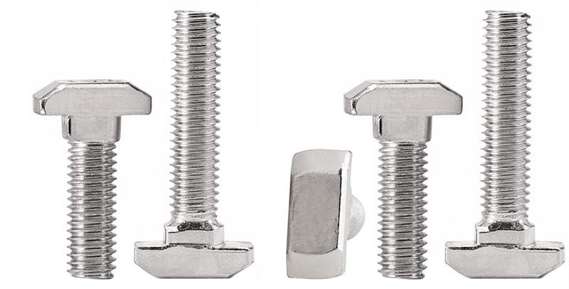 T head bolts with large head