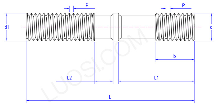Double head screw spike