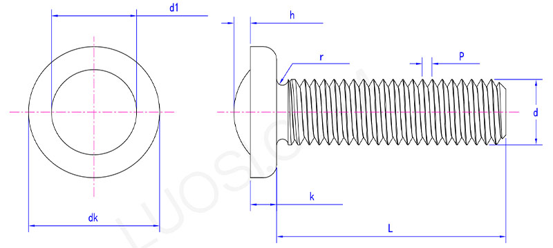 type TD projection weld stud parameter