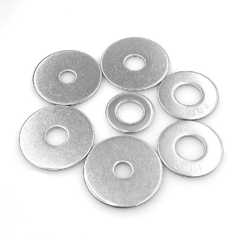 Grote platte sluitring met buitendiameter