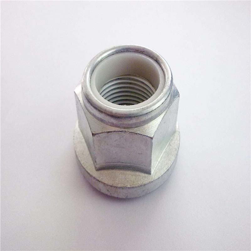 Nylon Plaats de hexagon flens slotmoer