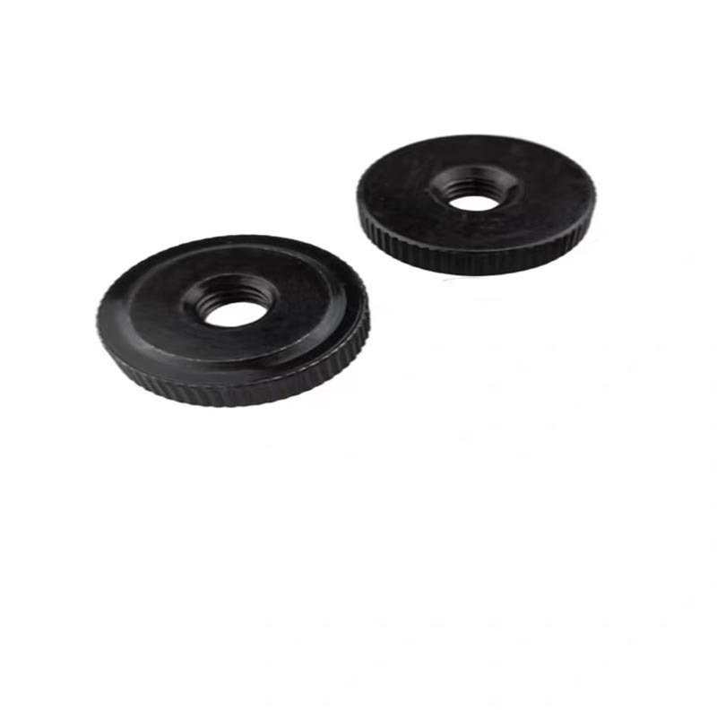 Gepolijste gekartelde moer