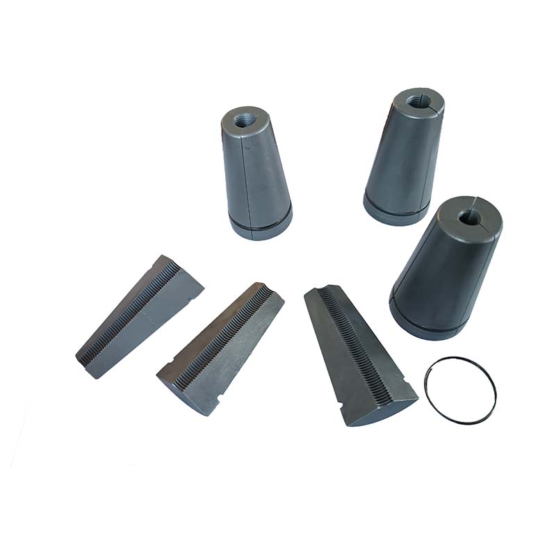 Voorgespannen wigverankeringsgrijper