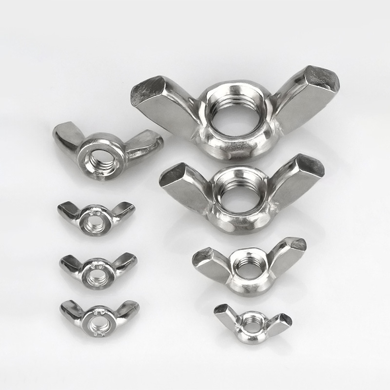 Ronde vleugelvormige moer