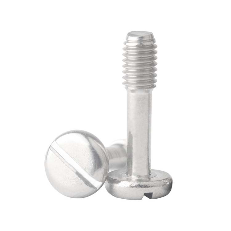 Sleufpan met sleufschroef met taille schacht