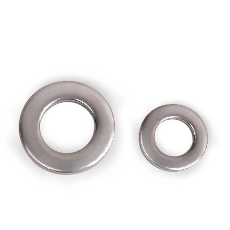 Stalen platte sluitring